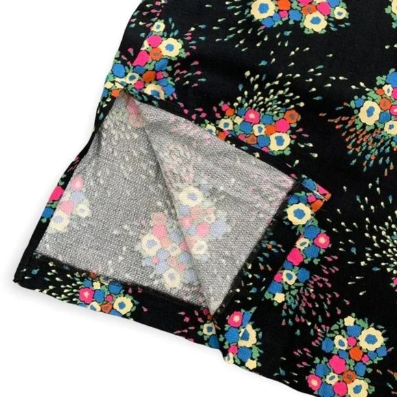 Anthropologie Scarletta Sweetheart Midi Dress Black Floral Romantic Anthro 6 - Picture 5 of 12